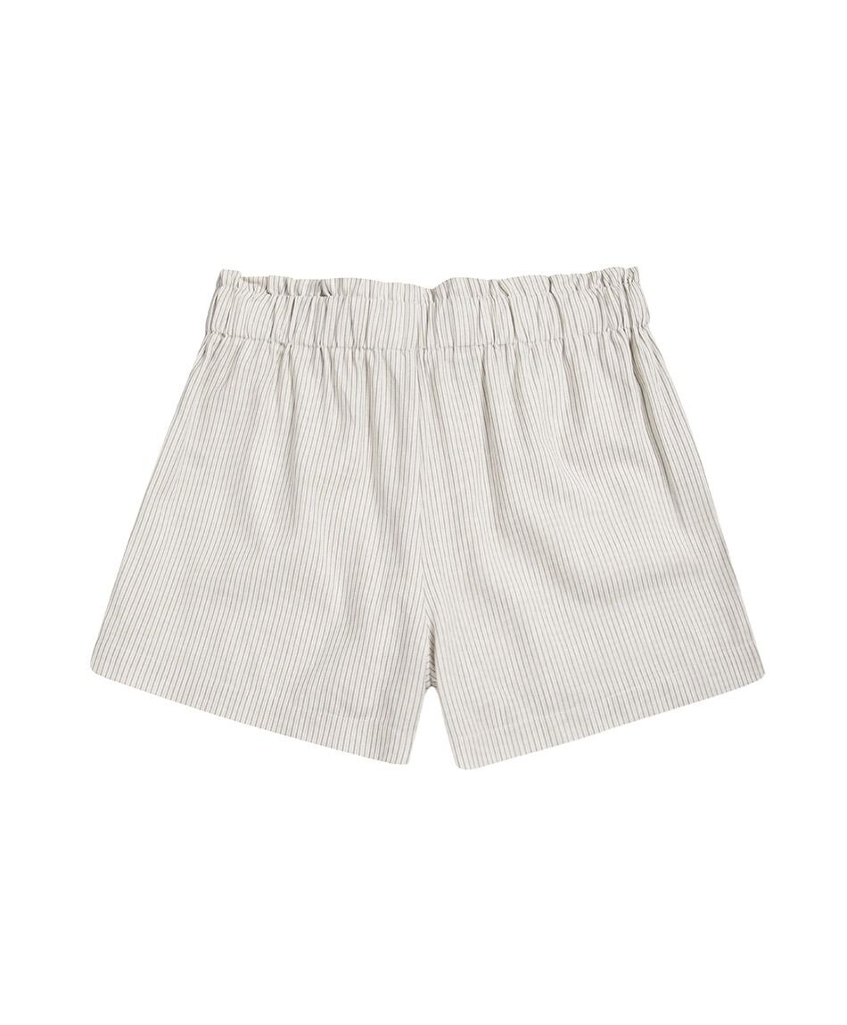 Short mujer rayas lino