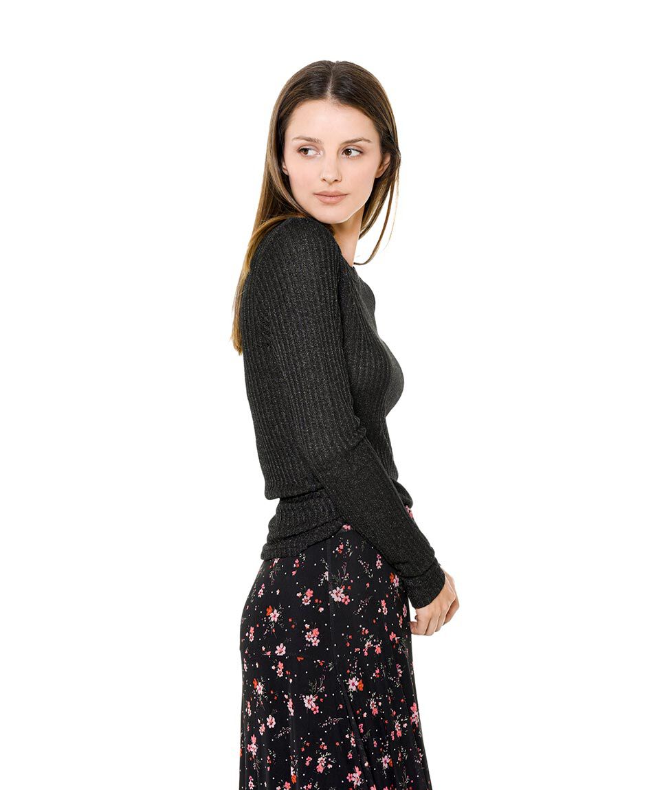 Polera canale lurex