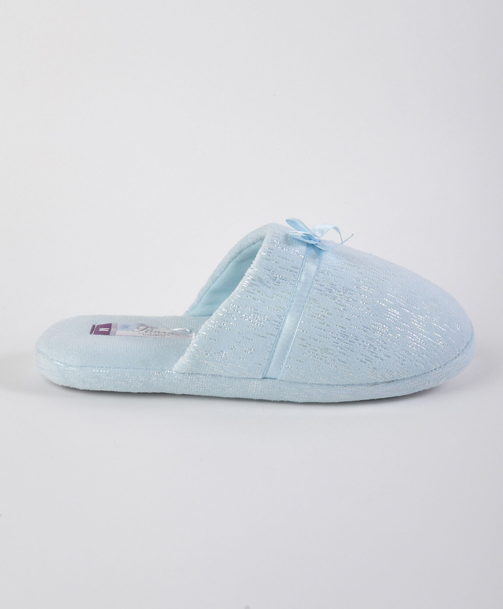 Pantufla mujer lazo brillante Pantufla mujer lazo brillante