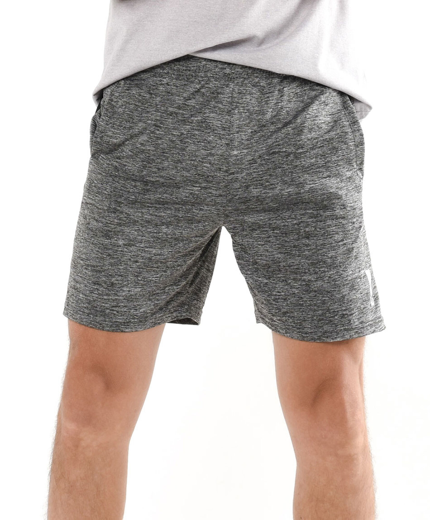 Short deportivo hombre gris jaspeado Short deportivo hombre gris jaspeado