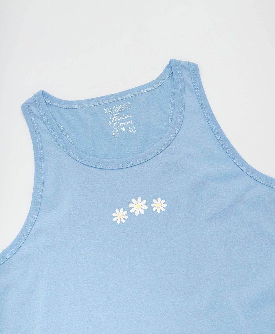 Pijama mujer short rayas azul