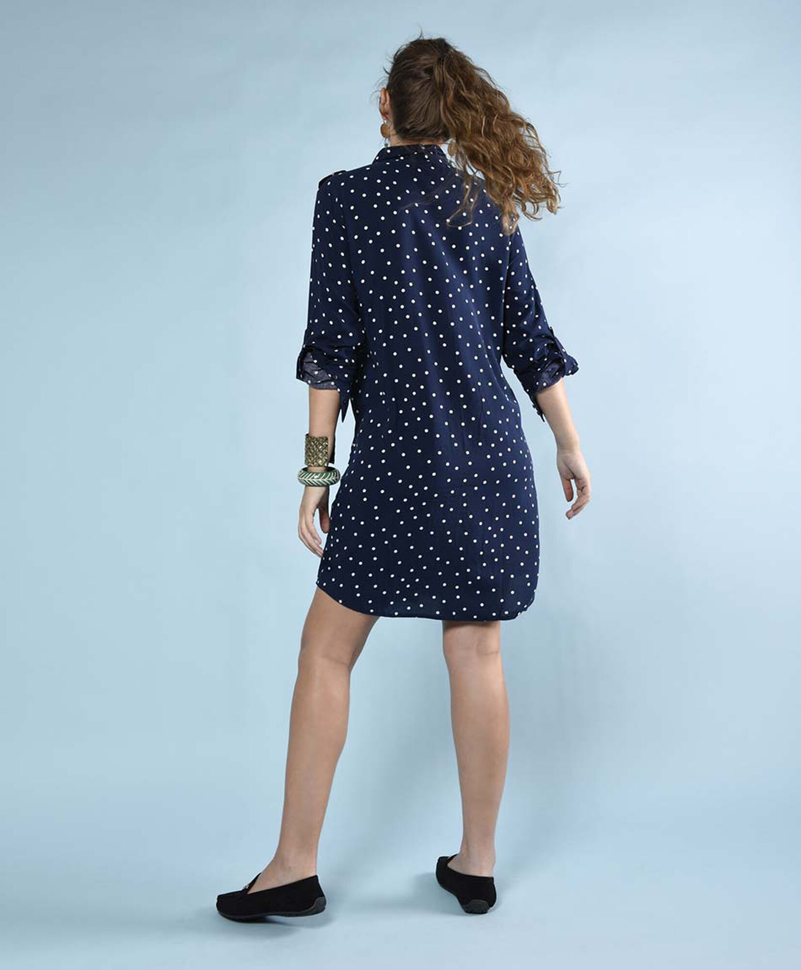 Vestido camisero lunares Vestido camisero lunares