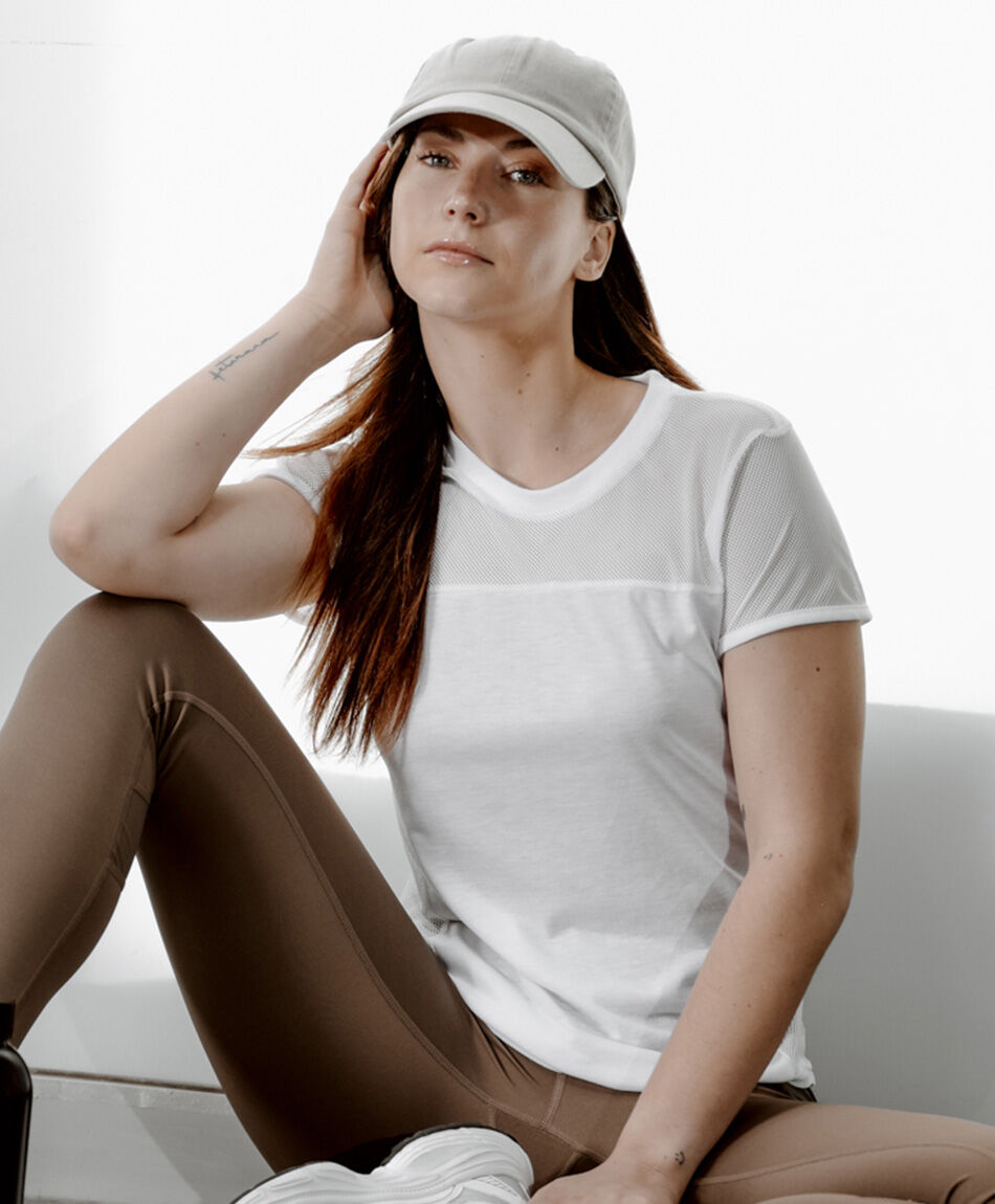 Polera deportiva mujer mesh