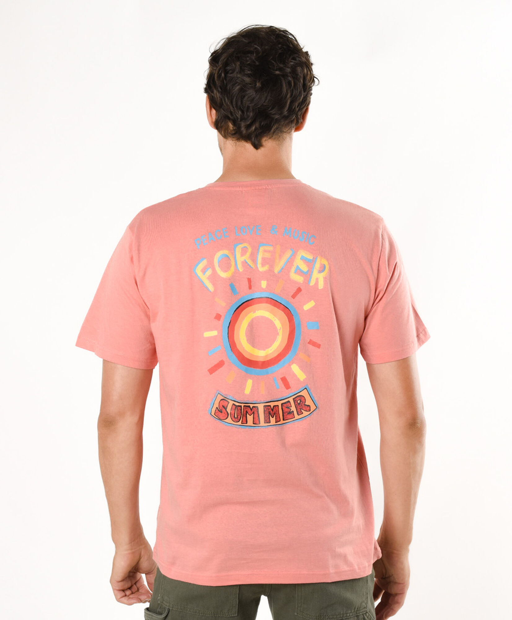 Polera hombre doble estampado frase Polera hombre doble estampado frase