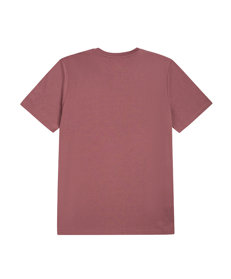 Polera hombre parche manga lisa