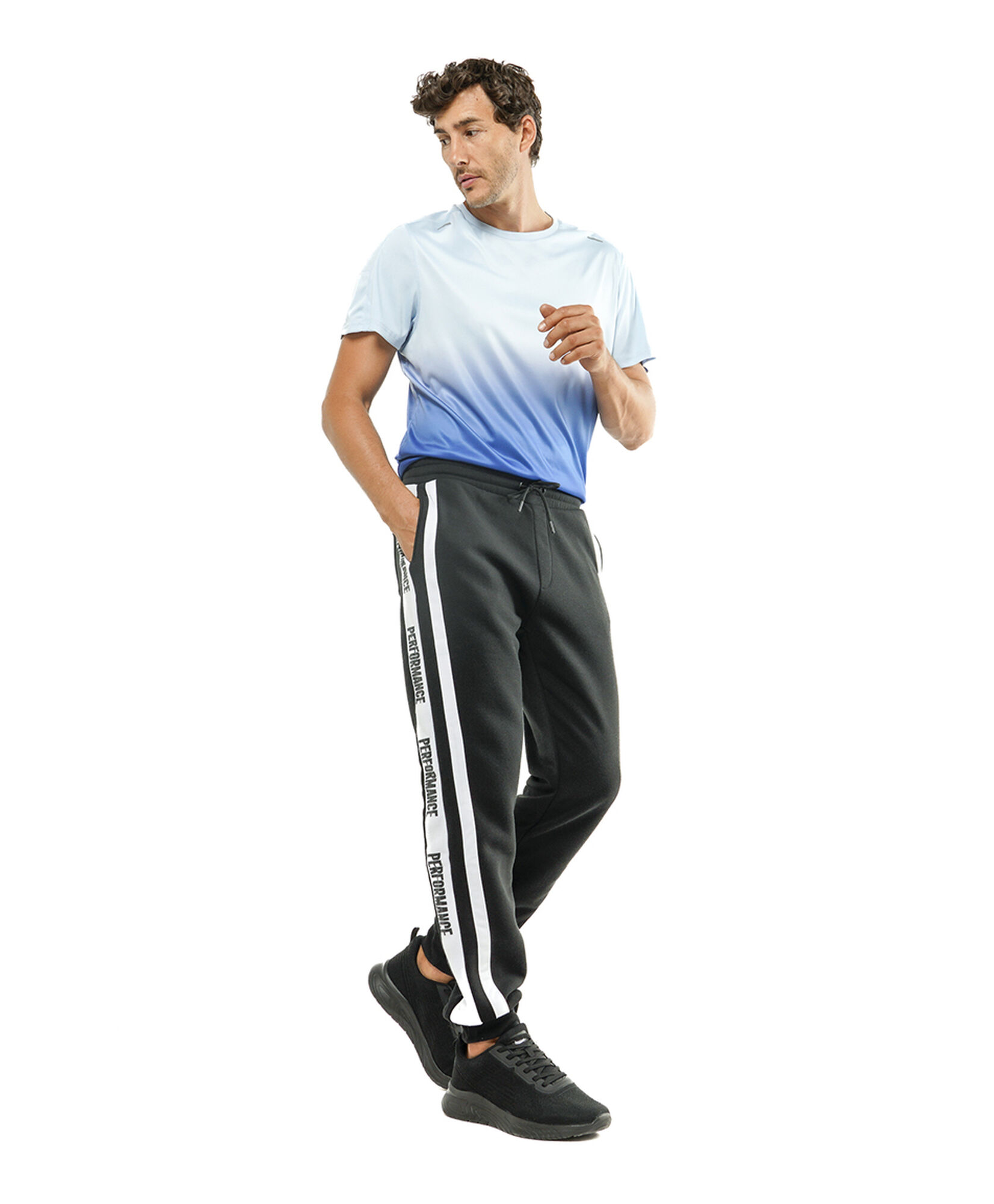Pantalón deportivo hombre doble línea Pantalón deportivo hombre doble línea