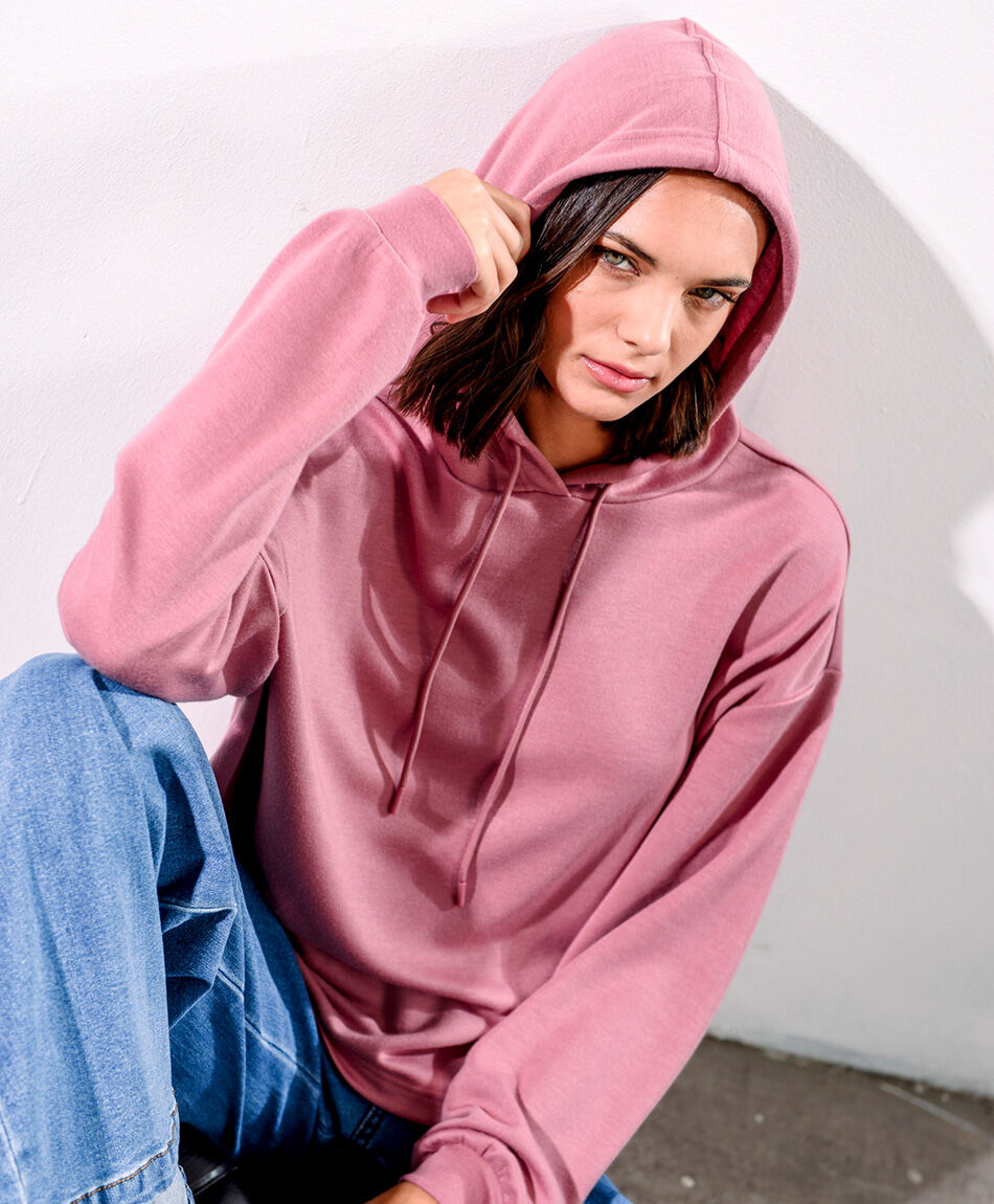 Poler&oacute;n mujer liso pink