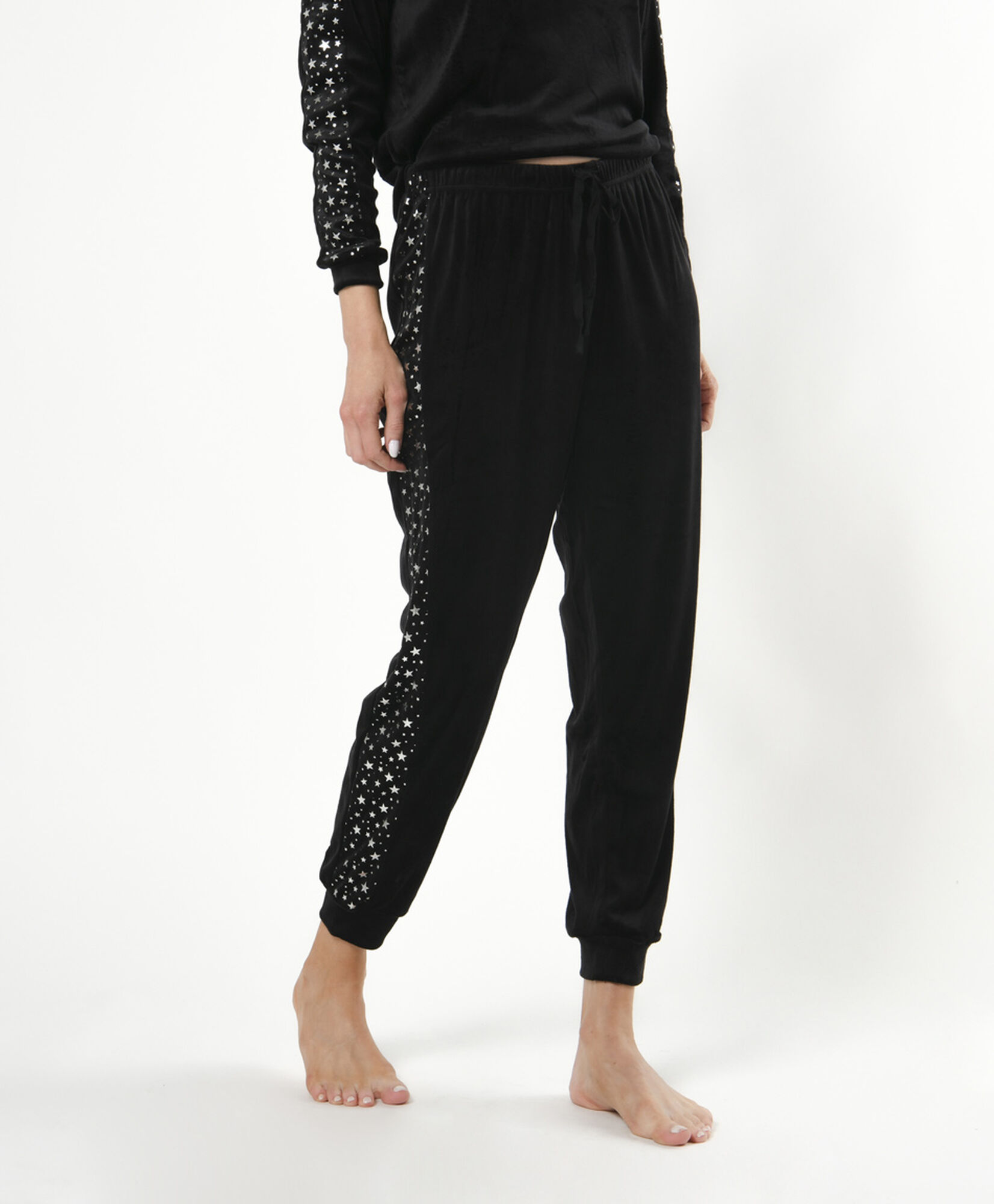 Pijama mujer velvet diseño lateral Pijama mujer velvet diseño lateral