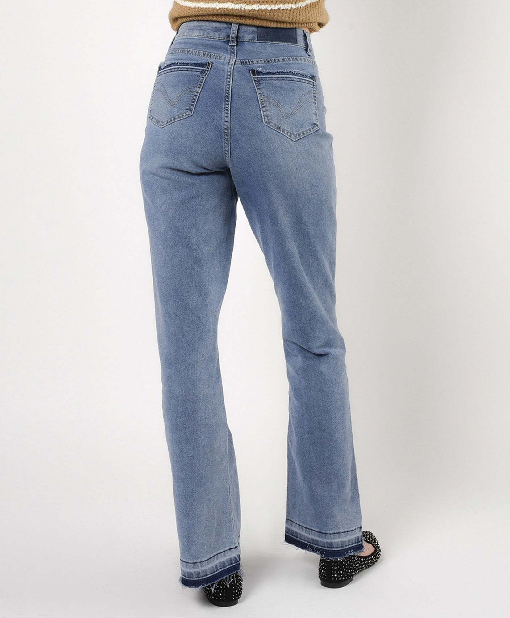 Jeans mujer doble basta flare Jeans mujer doble basta flare