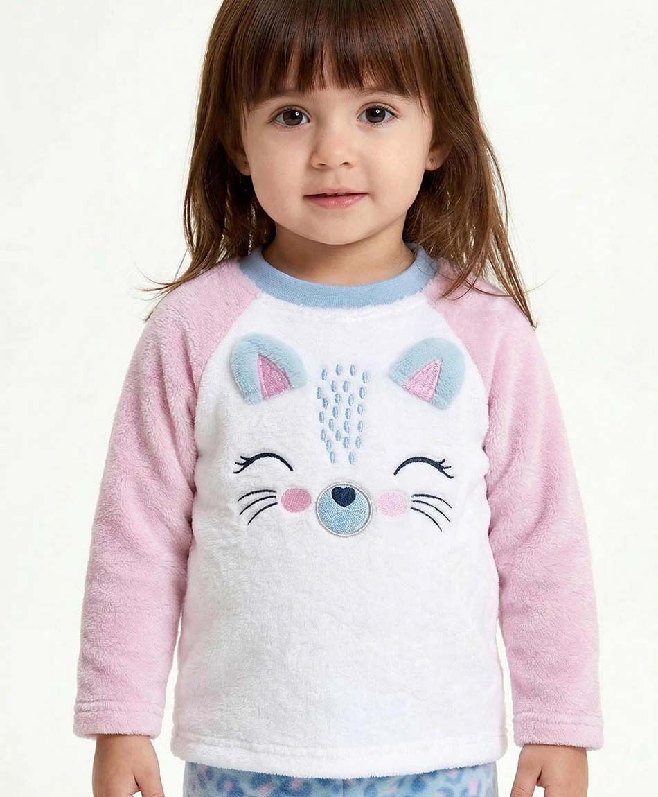 Pijama beb&eacute; gatito patitas