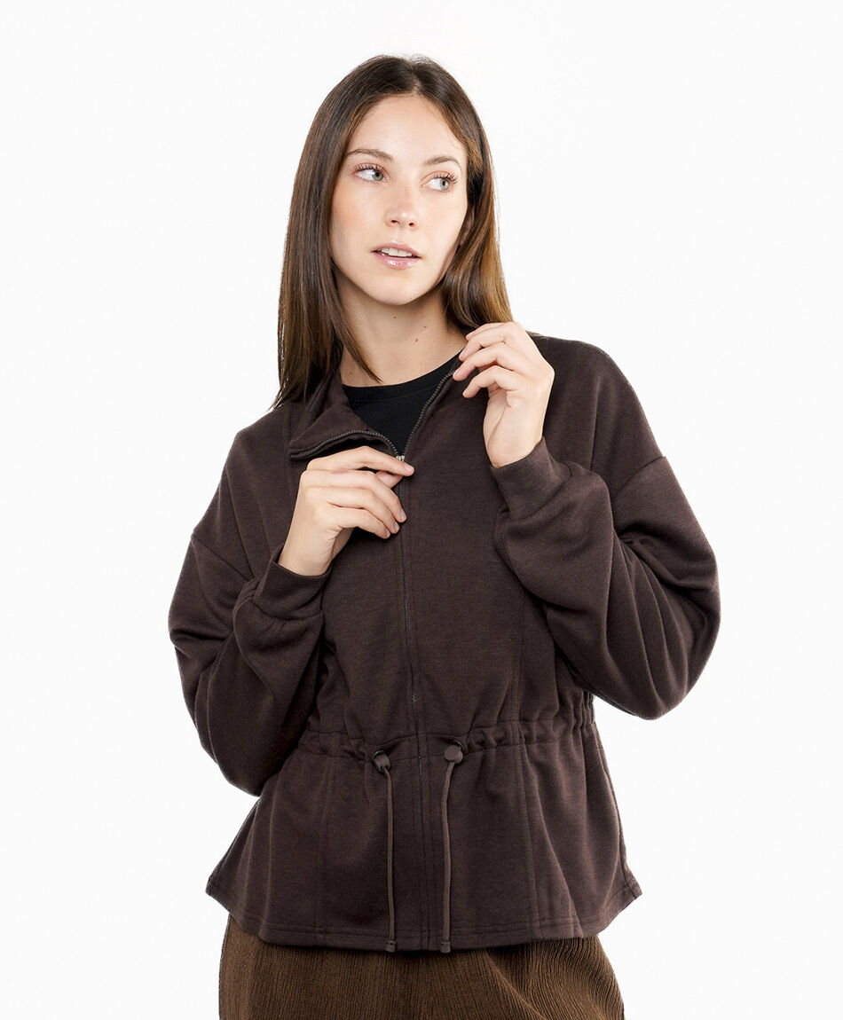 Poler&oacute;n mujer cintura elasticada