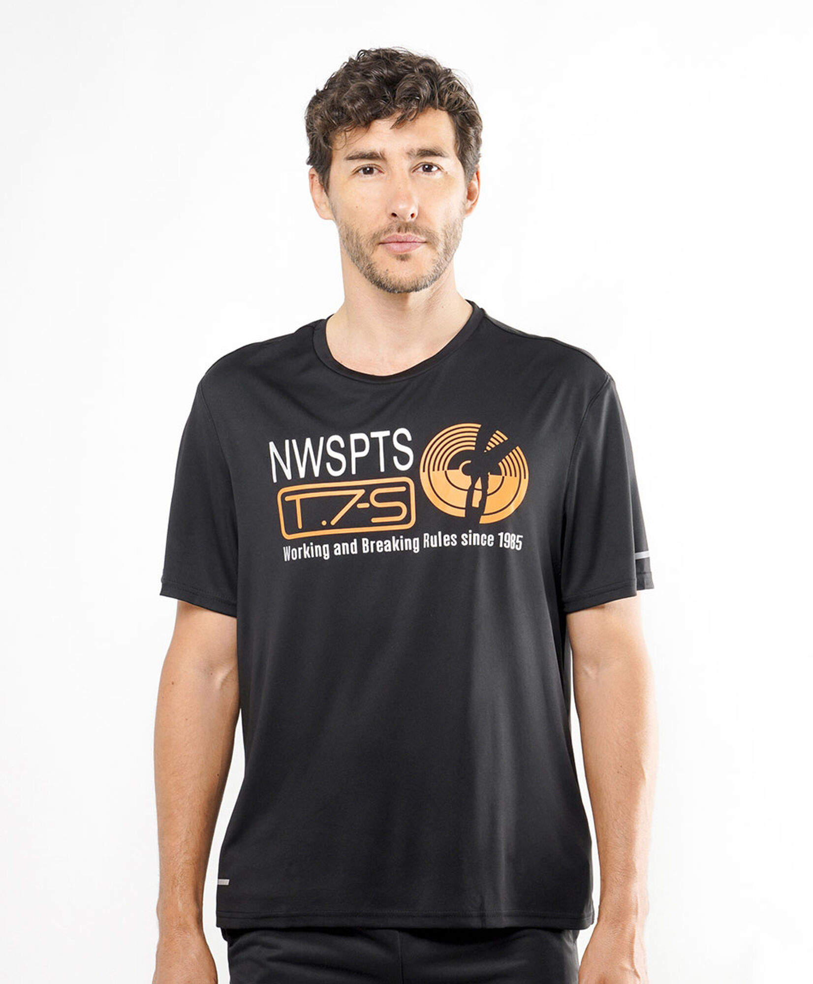 Polera deportiva hombre print frase Polera deportiva hombre print frase
