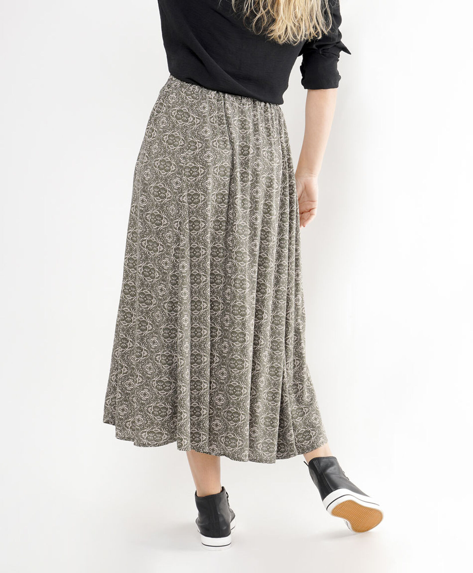 Falda mujer larga print Falda mujer larga print