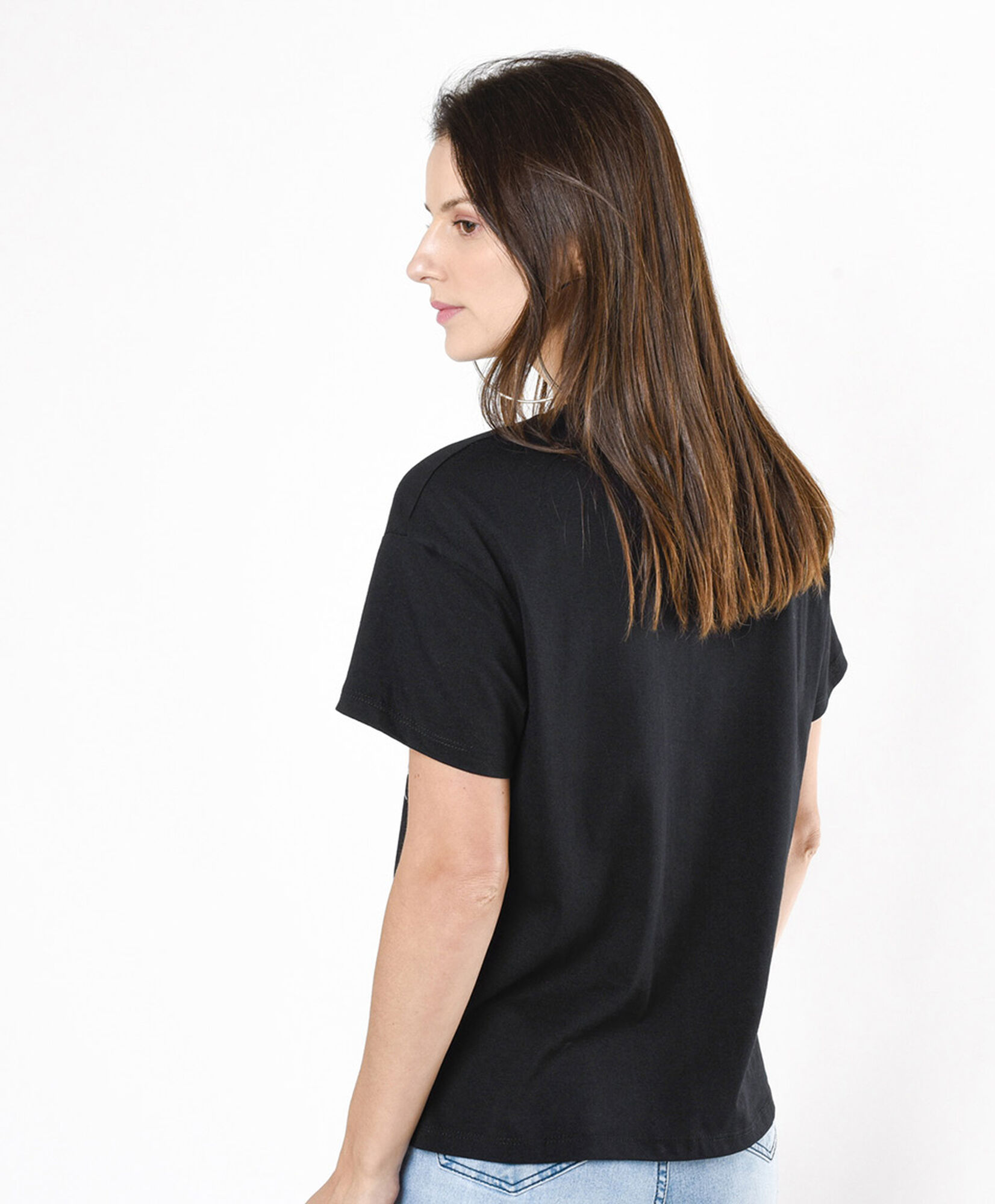 Polera mujer fases luna corazón Polera mujer fases luna corazón