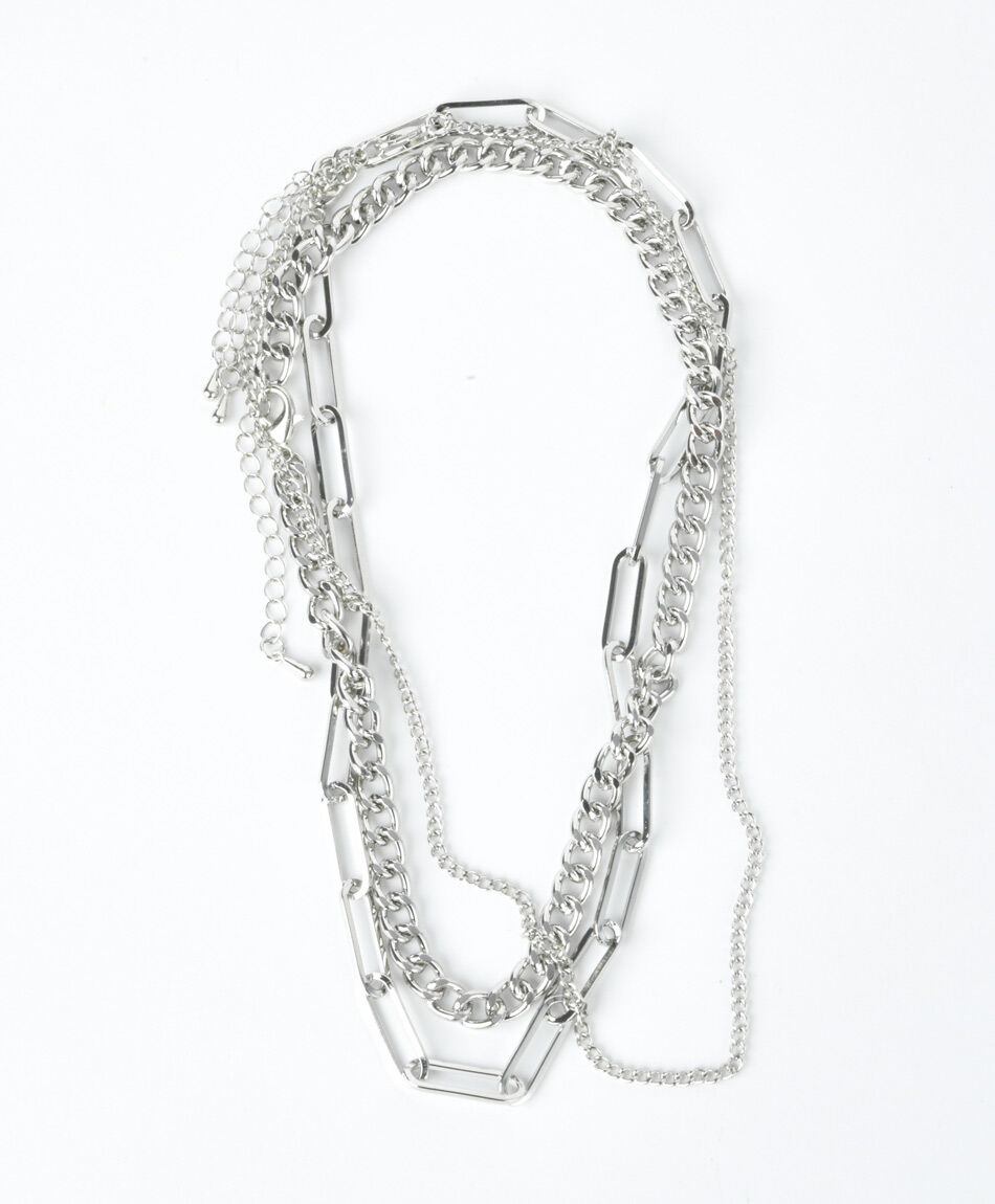 Collar mujer triple cadenas