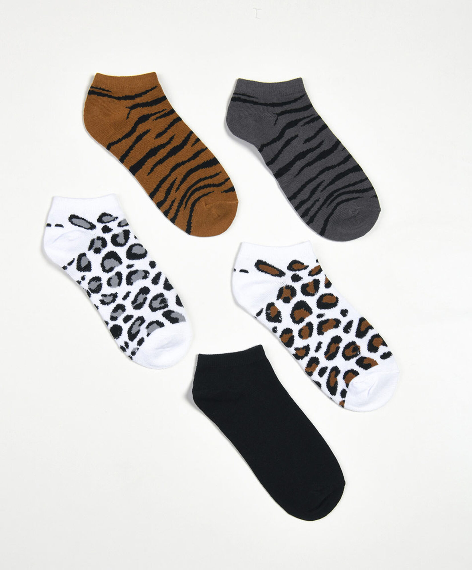 Pack 5 calcetines mujer animal print Pack 5 calcetines mujer animal print