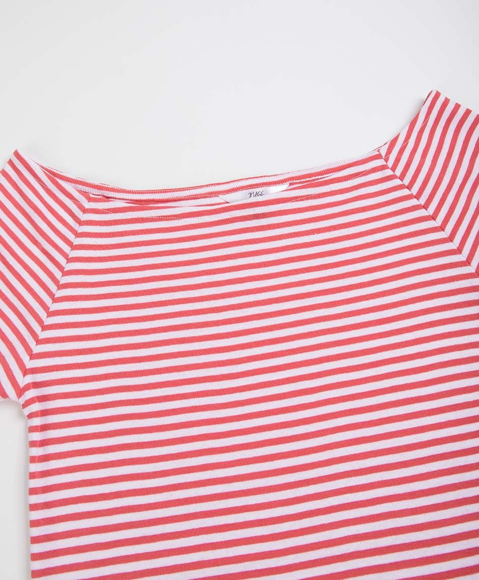 Polera mujer cuello amplio