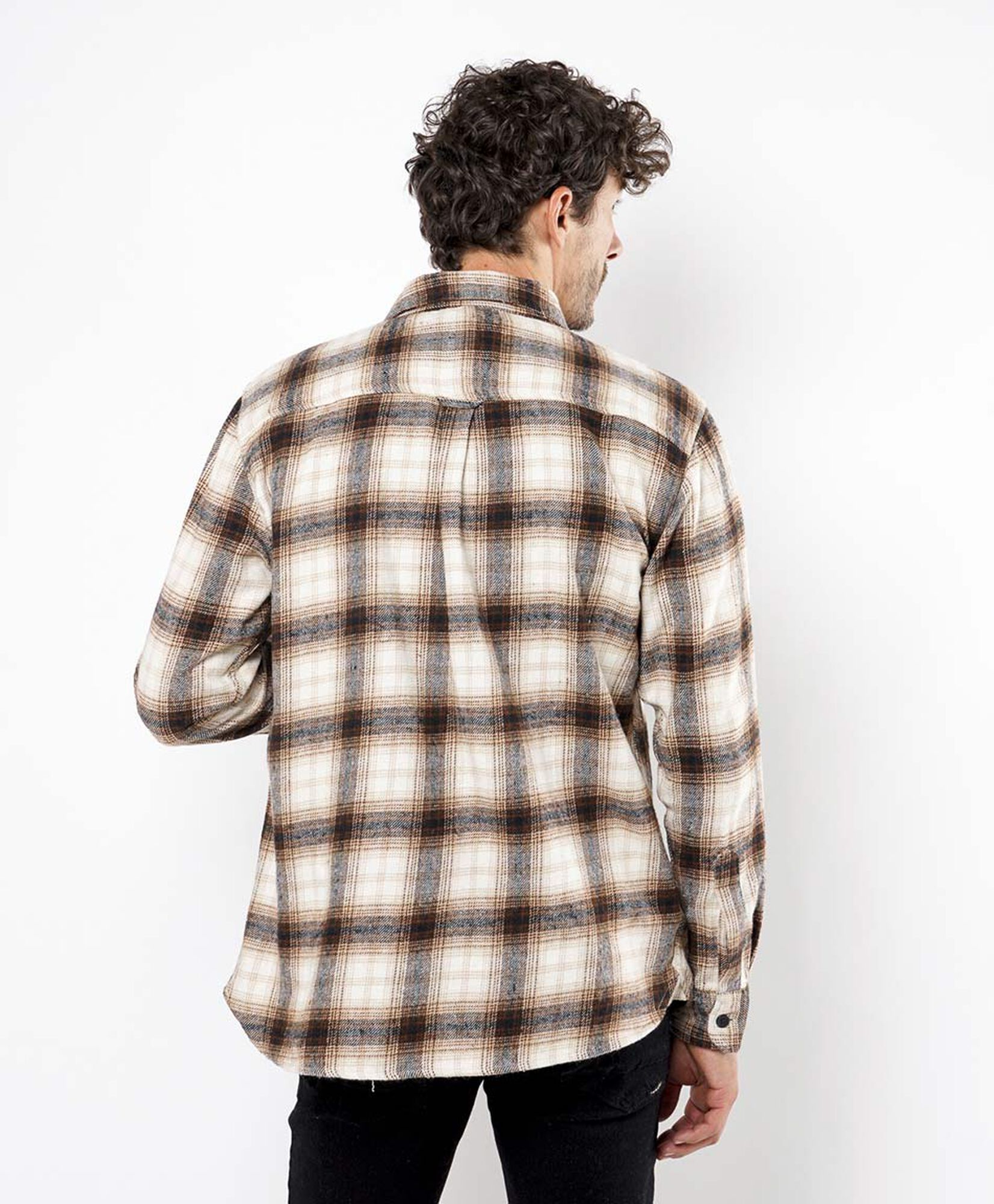 Chaqueta hombre leñadora beige Chaqueta hombre leñadora beige