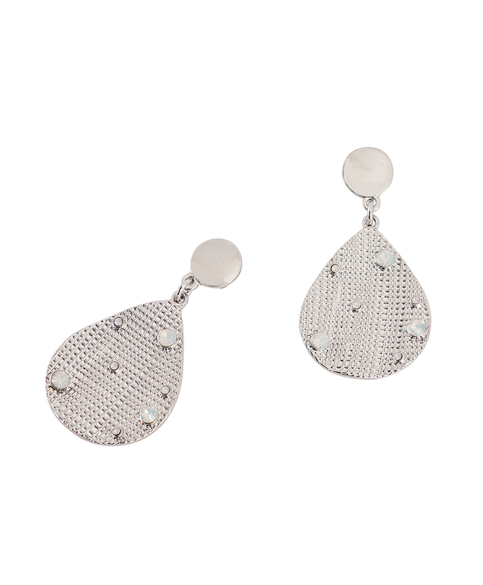 Aros mujer piedras blancas Aros mujer piedras blancas