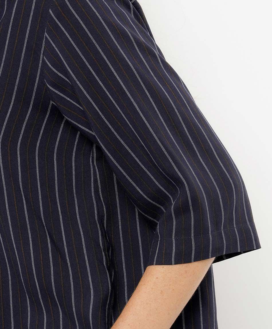 Blusa mujer l&iacute;neas  bicolor