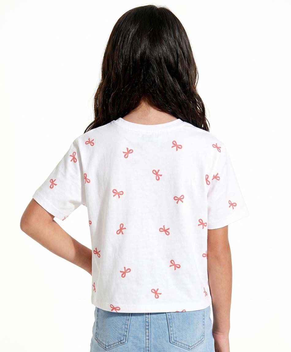 Polera ni&ntilde;a cintitas