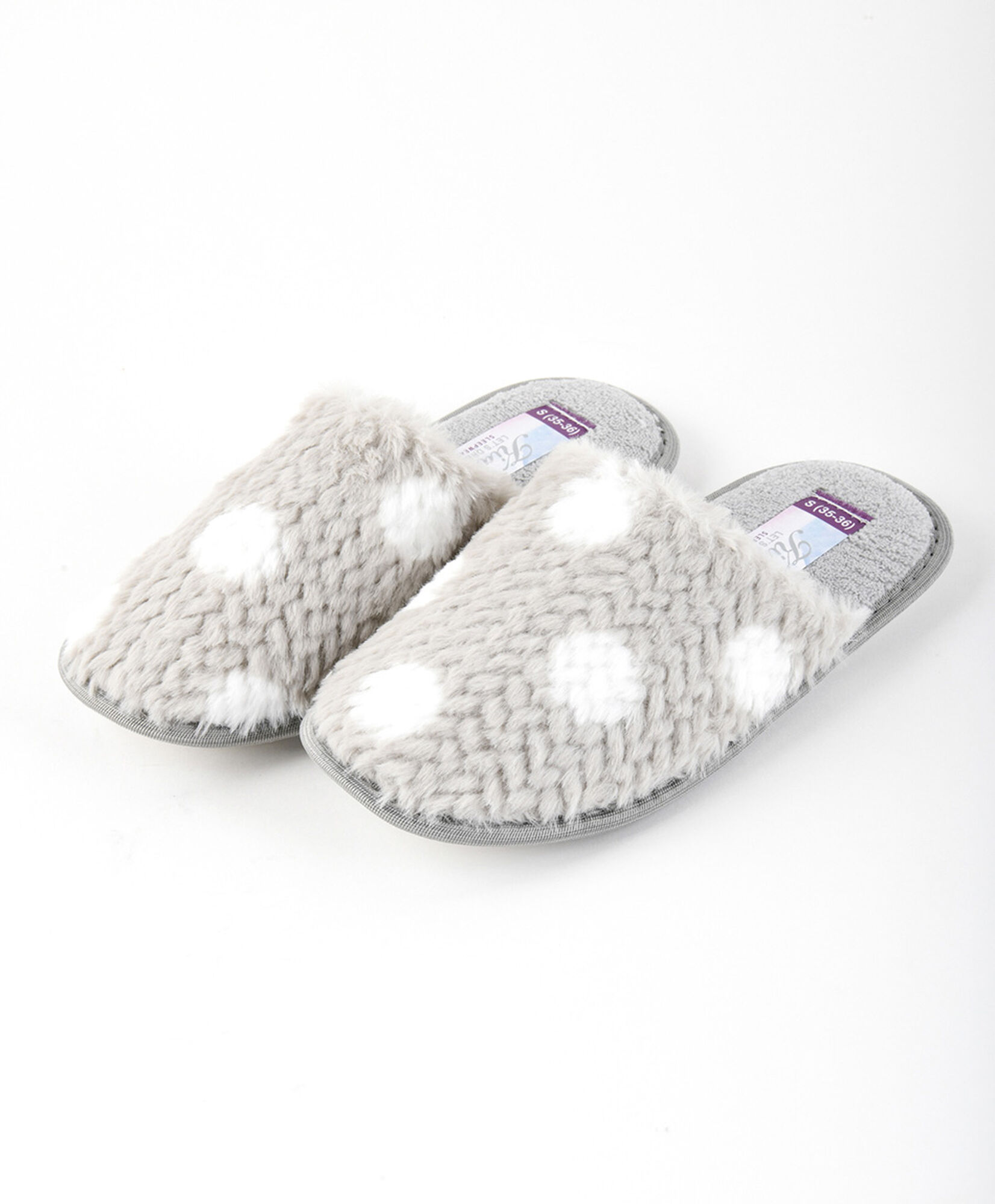 Pantufla mujer puntitos Pantufla mujer puntitos