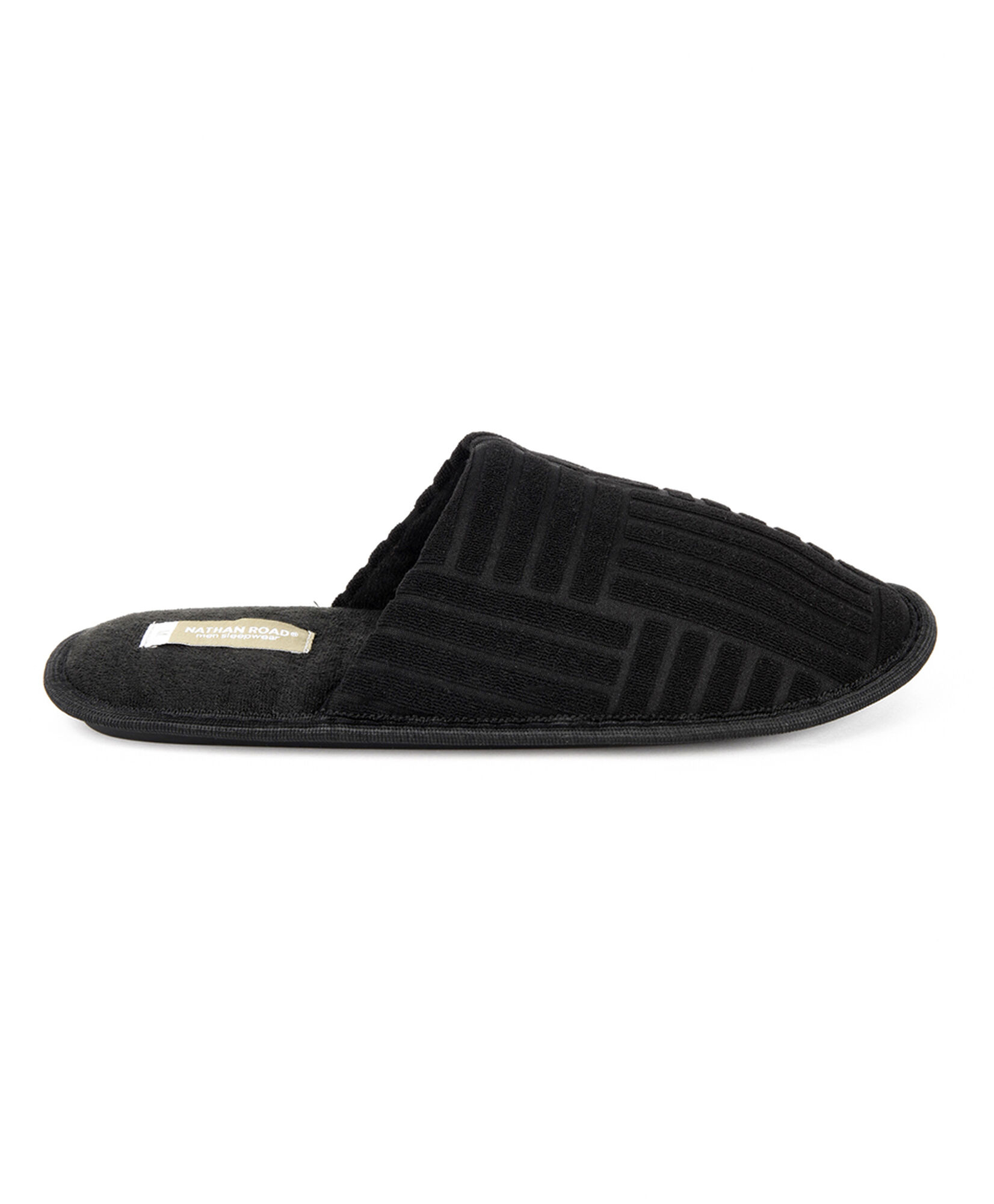 Pantufla hombre líneas negra Pantufla hombre líneas negra