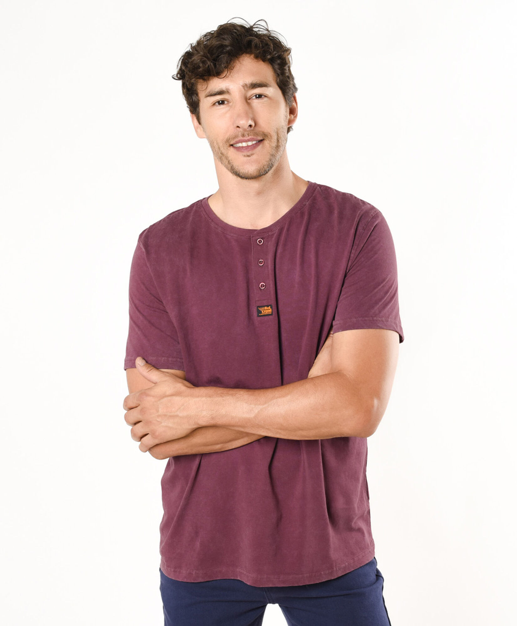 Polera hombre botones Polera hombre botones