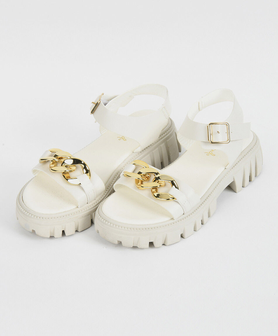 Sandalia mujer cadena