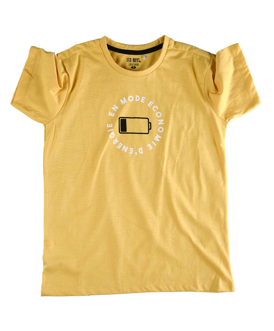 Polera manga corta cuello redondo