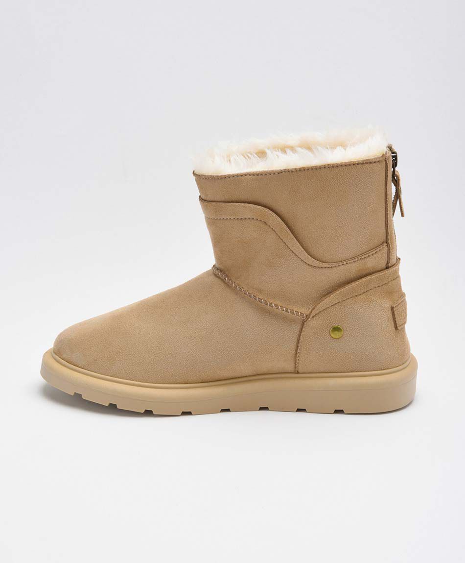 Bota mujer gamuza forrada chiporro