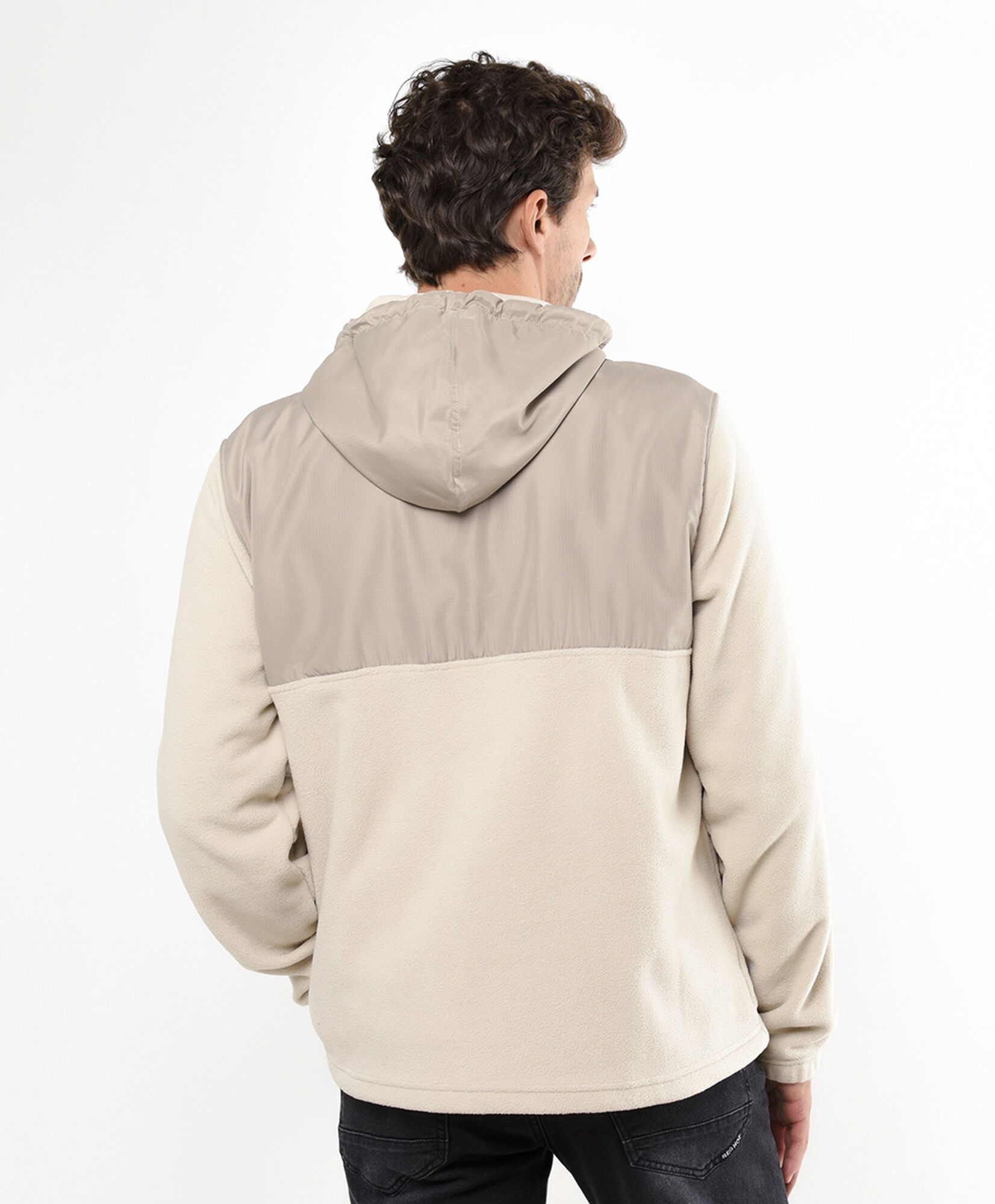 Chaqueta hombre mix medio cierre Chaqueta hombre mix medio cierre