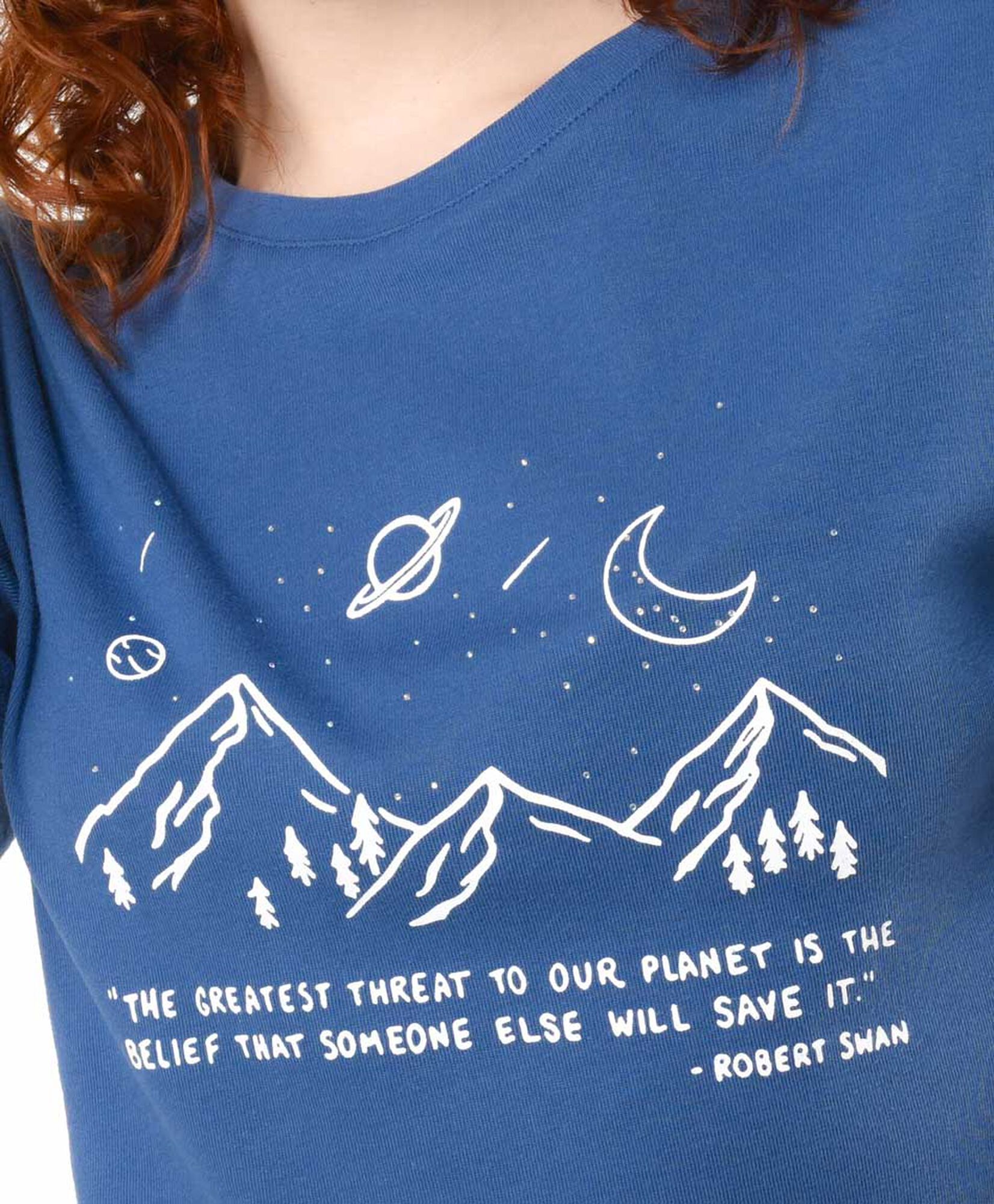 Polera mujer frase montañas Polera mujer frase montañas