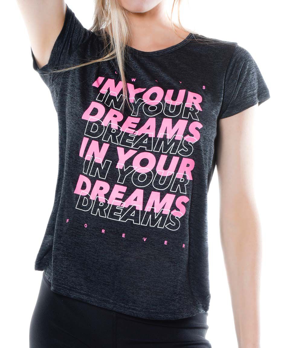 Polera deportiva print