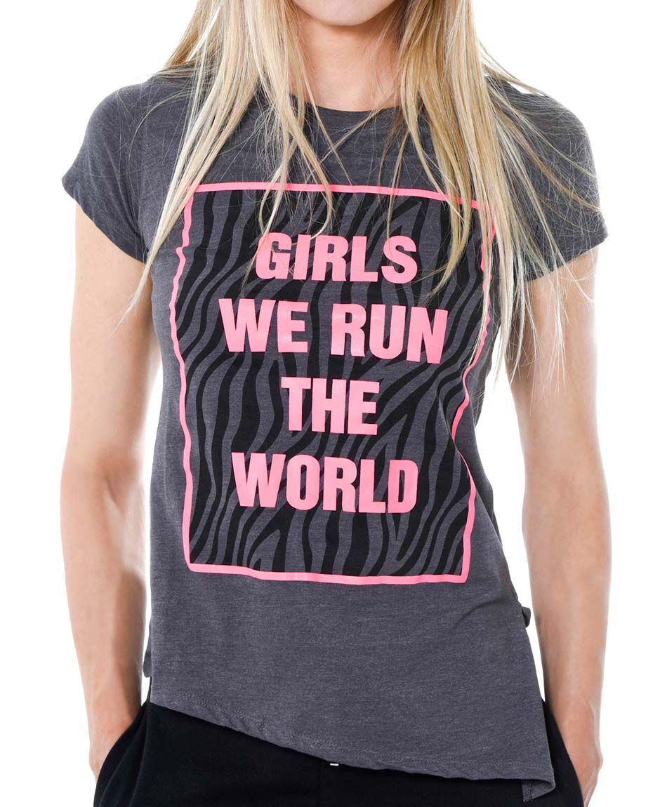 Polera deportiva print