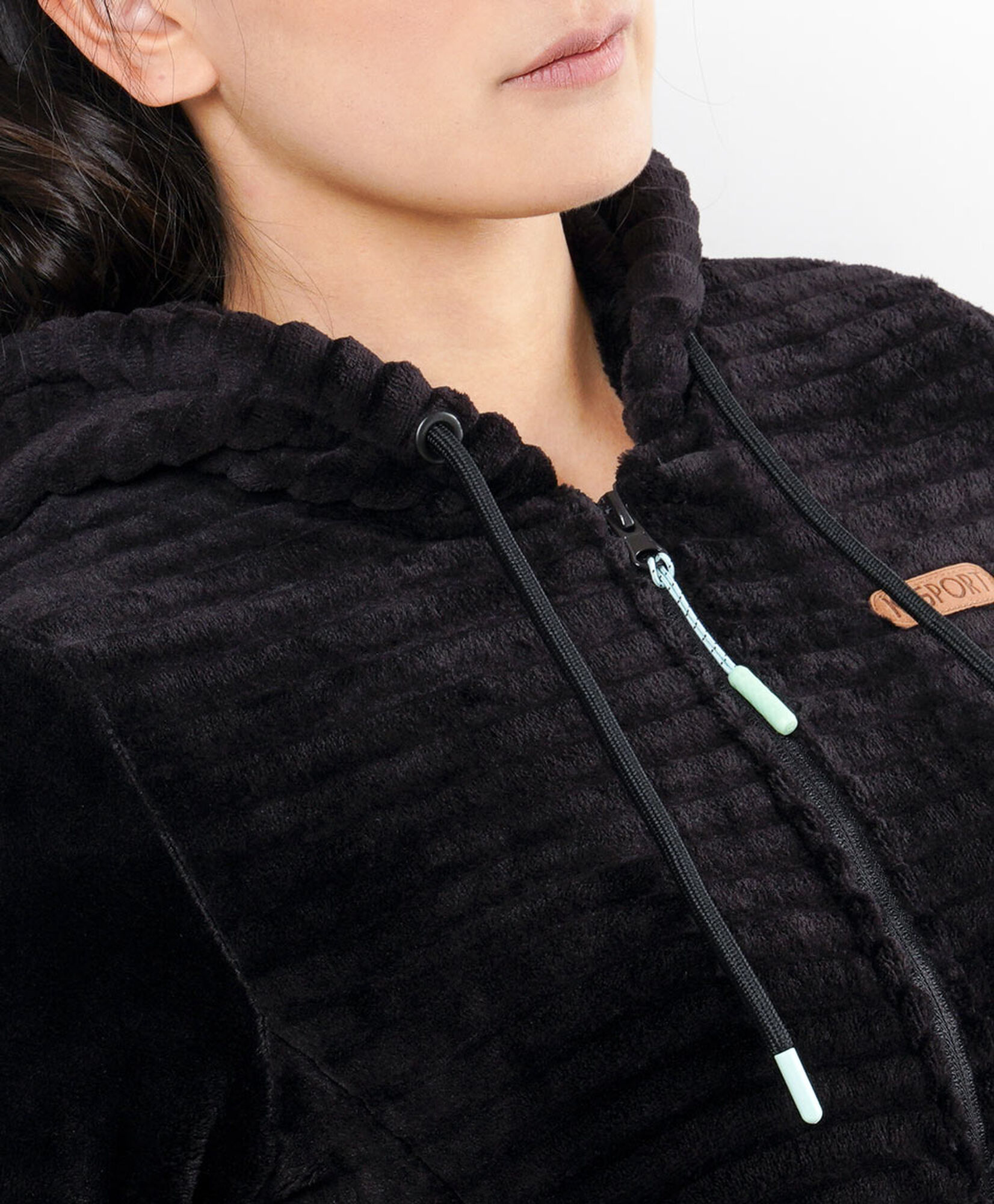 Polar deportivo mujer textura black Polar deportivo mujer textura black