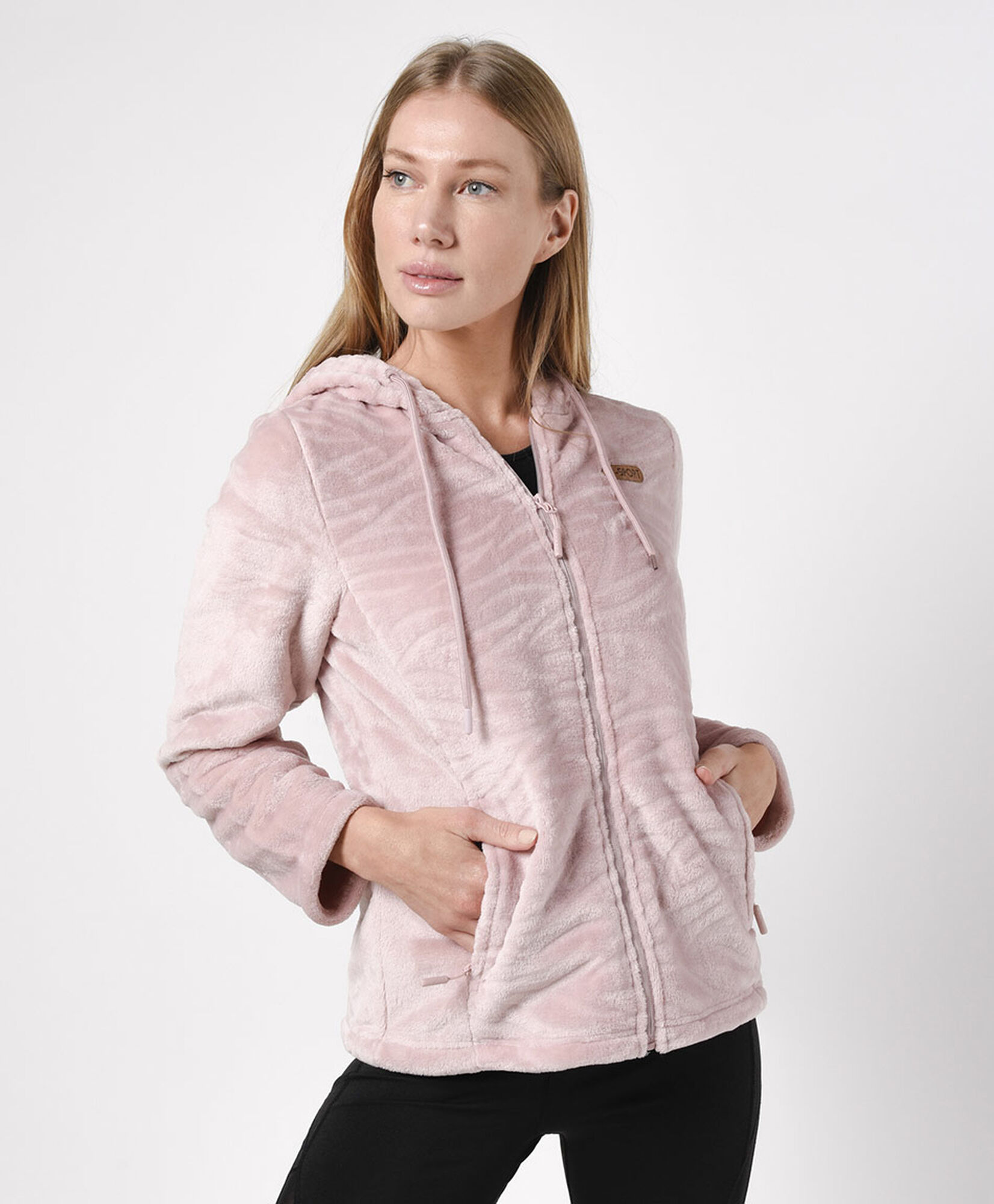 Polerón deportivo mujer polar texturas Polerón deportivo mujer polar texturas