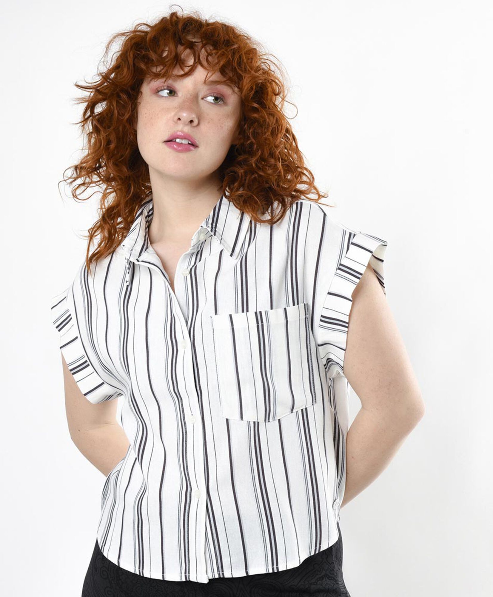 Blusa mujer líneas irregulares Blusa mujer líneas irregulares