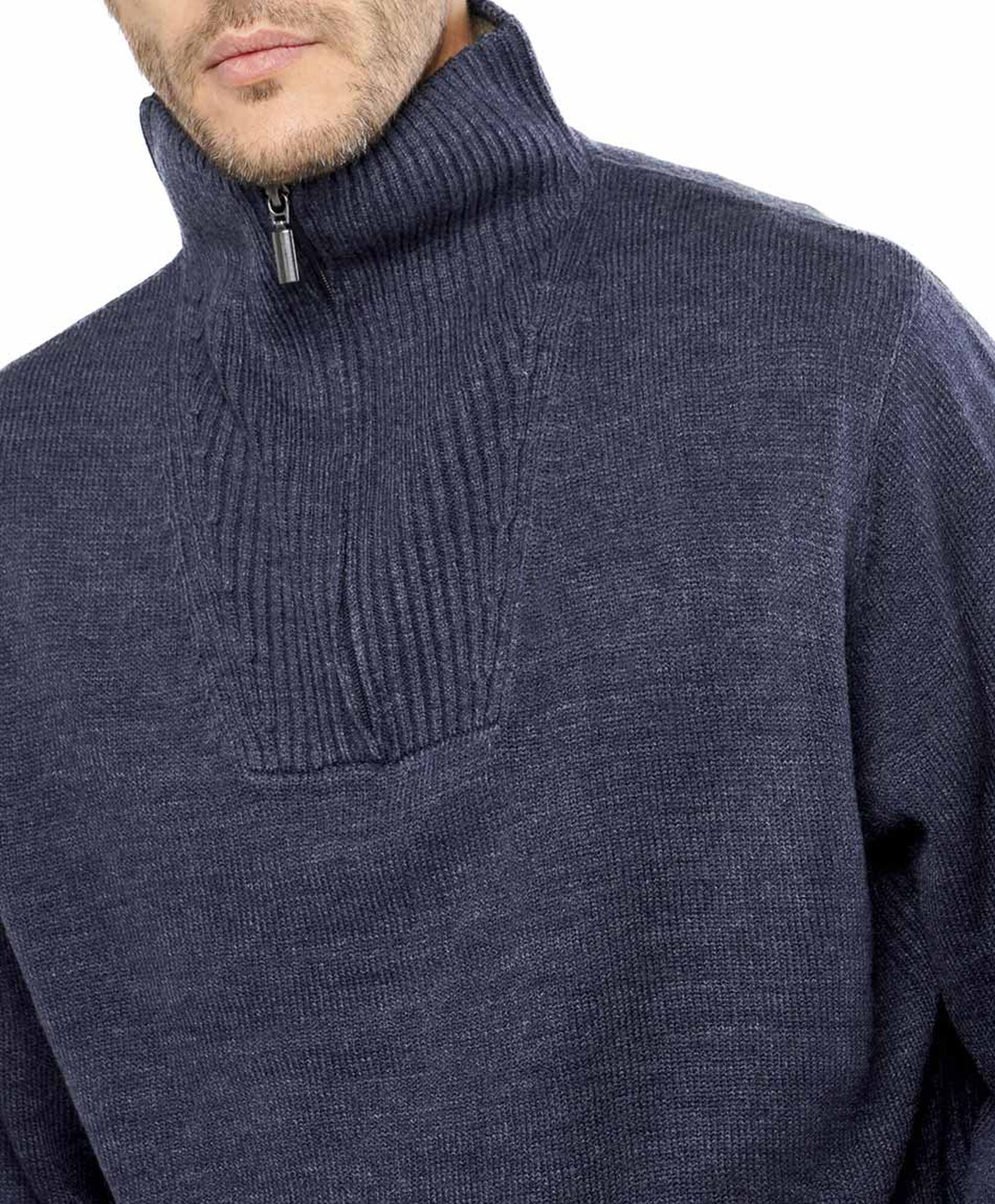 Sweater hombre medio cierre Sweater hombre medio cierre