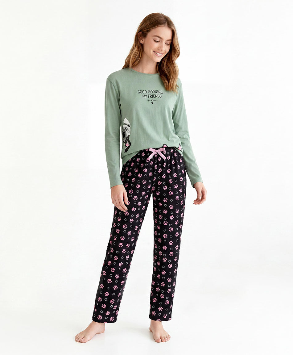 Pijama mujer dos perritos