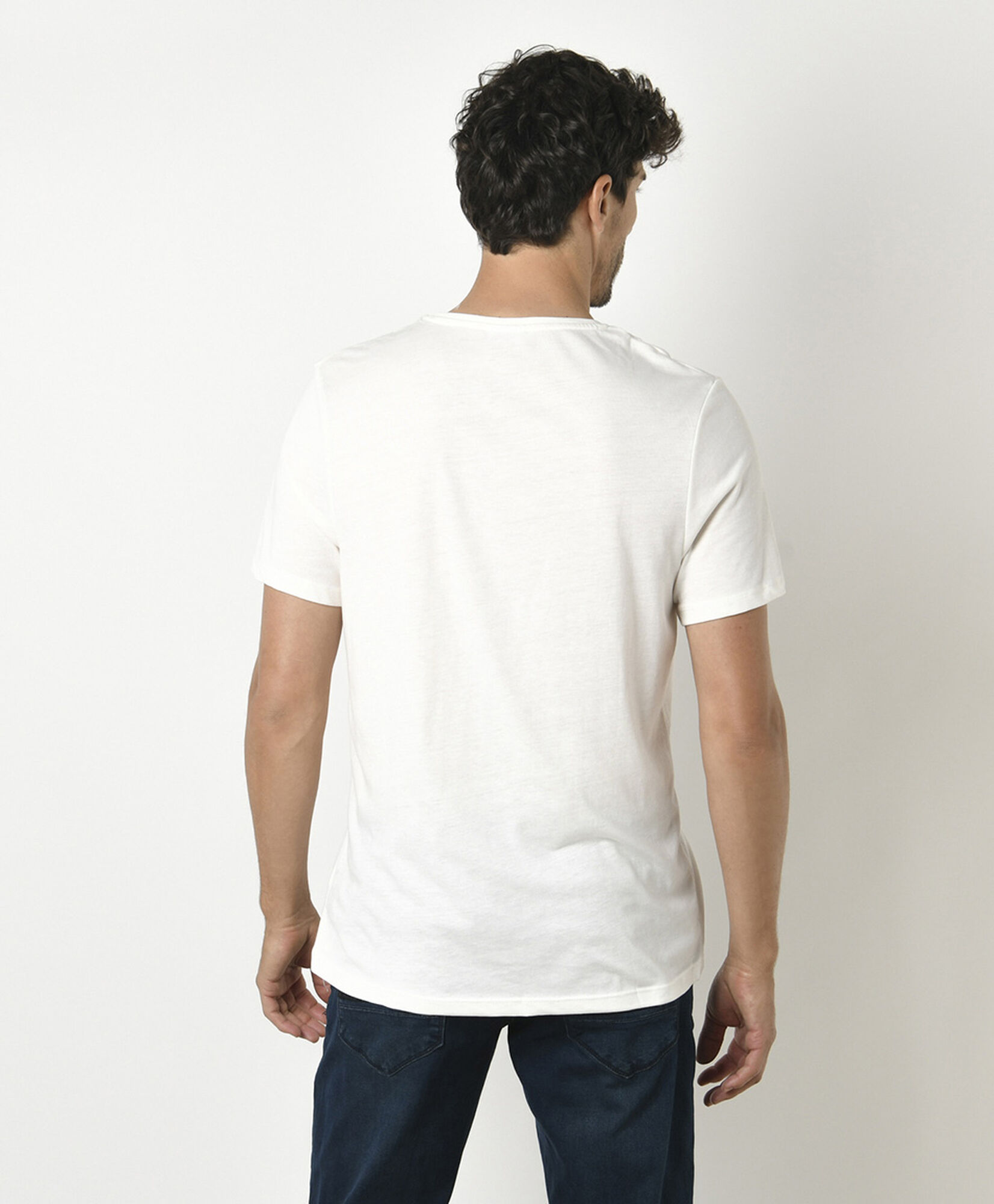 Polera hombre estampado mosquetones Polera hombre estampado mosquetones