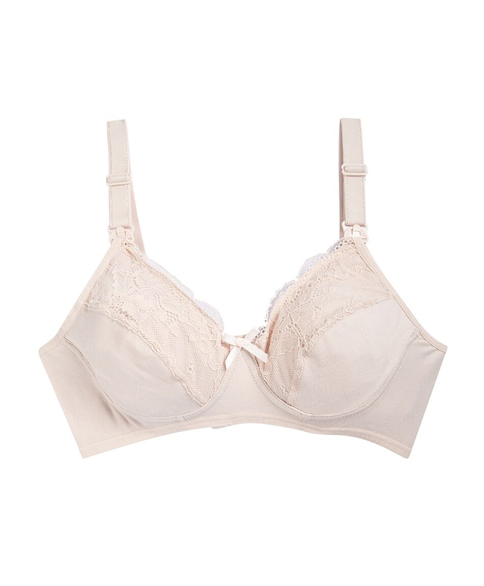 Sost&eacute;n maternal beige encajes