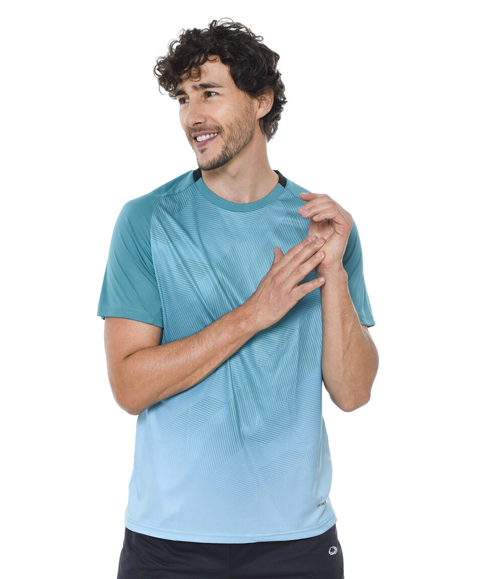 Polera deportiva print