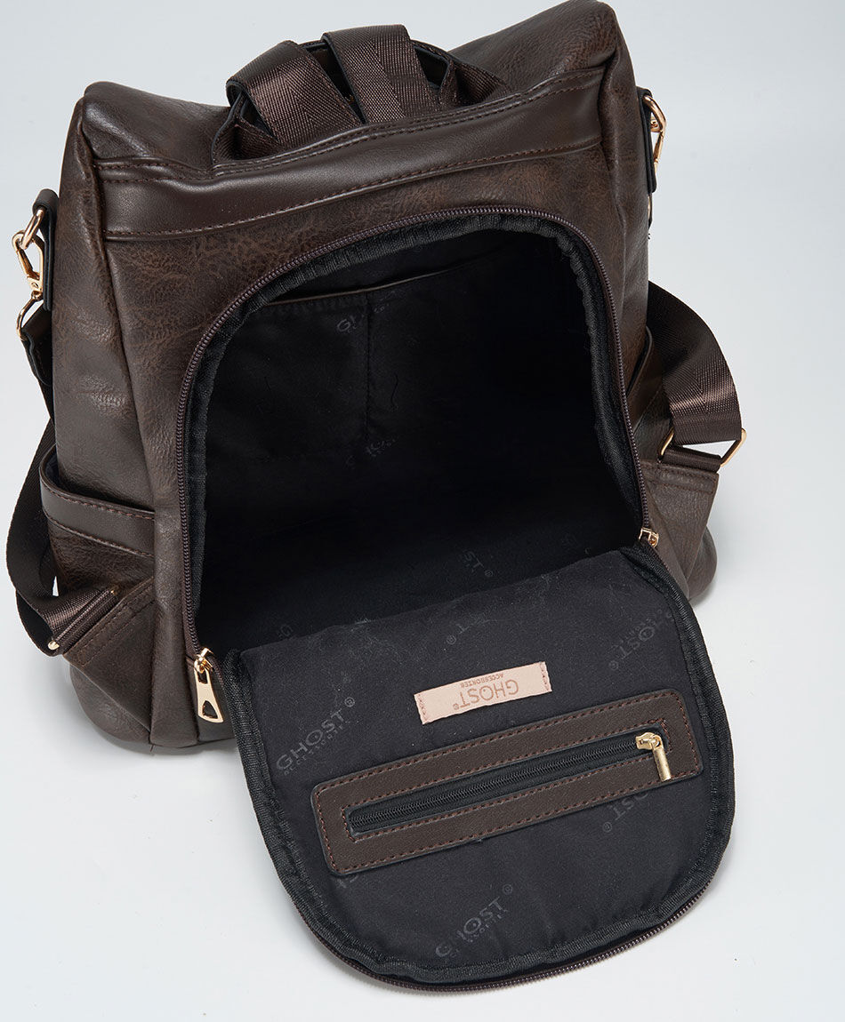 Mochila mujer tachas inferior