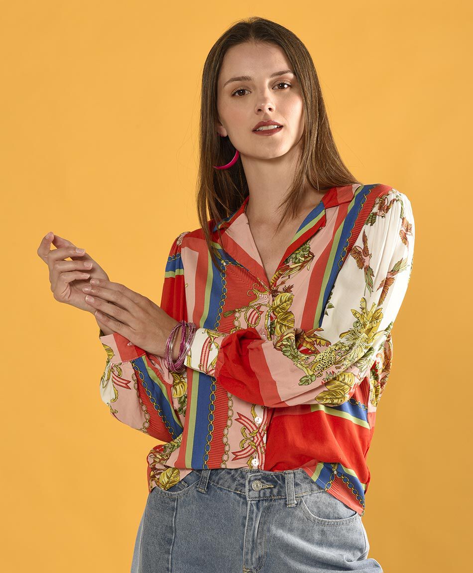 Blusa estampada