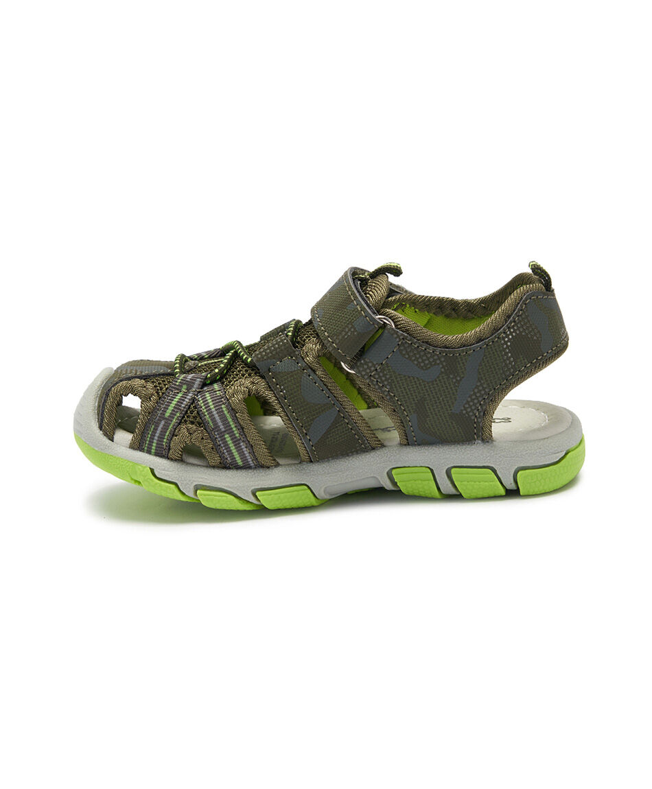Sandalia infantil (20 a 25) outdoor army