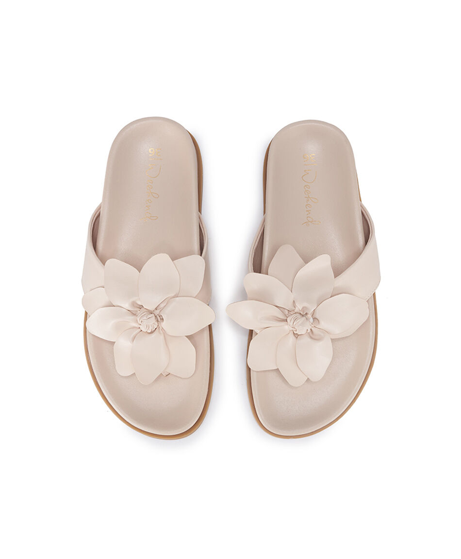 Sandalia mujer flor