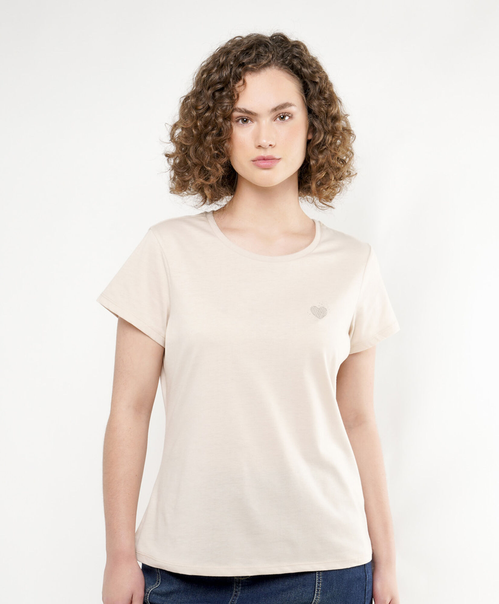 Polera mujer doble estampado Polera mujer doble estampado