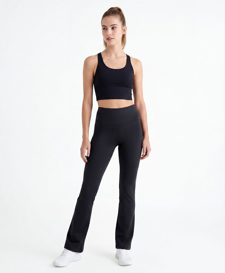 Calza deportiva mujer recta lisa