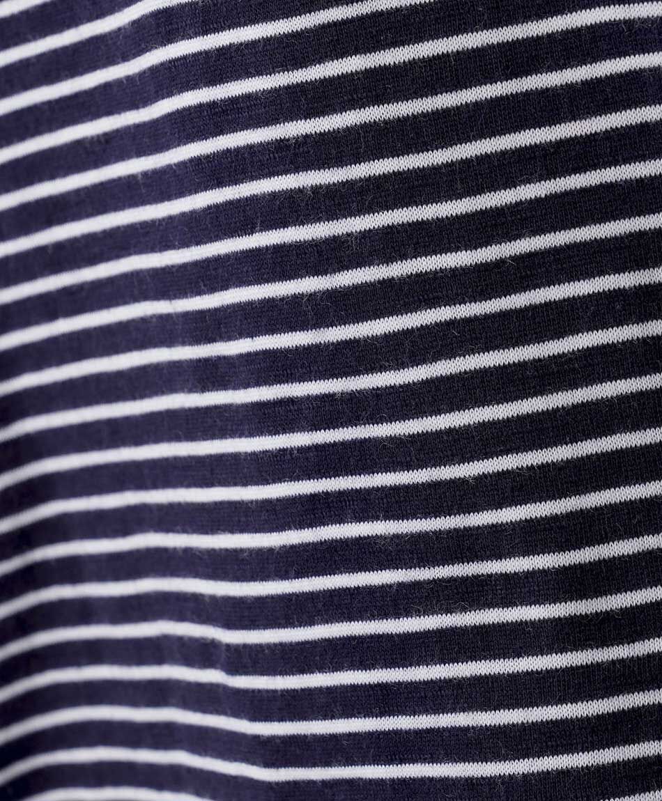 Polera mujer l&iacute;neas cuello ancho